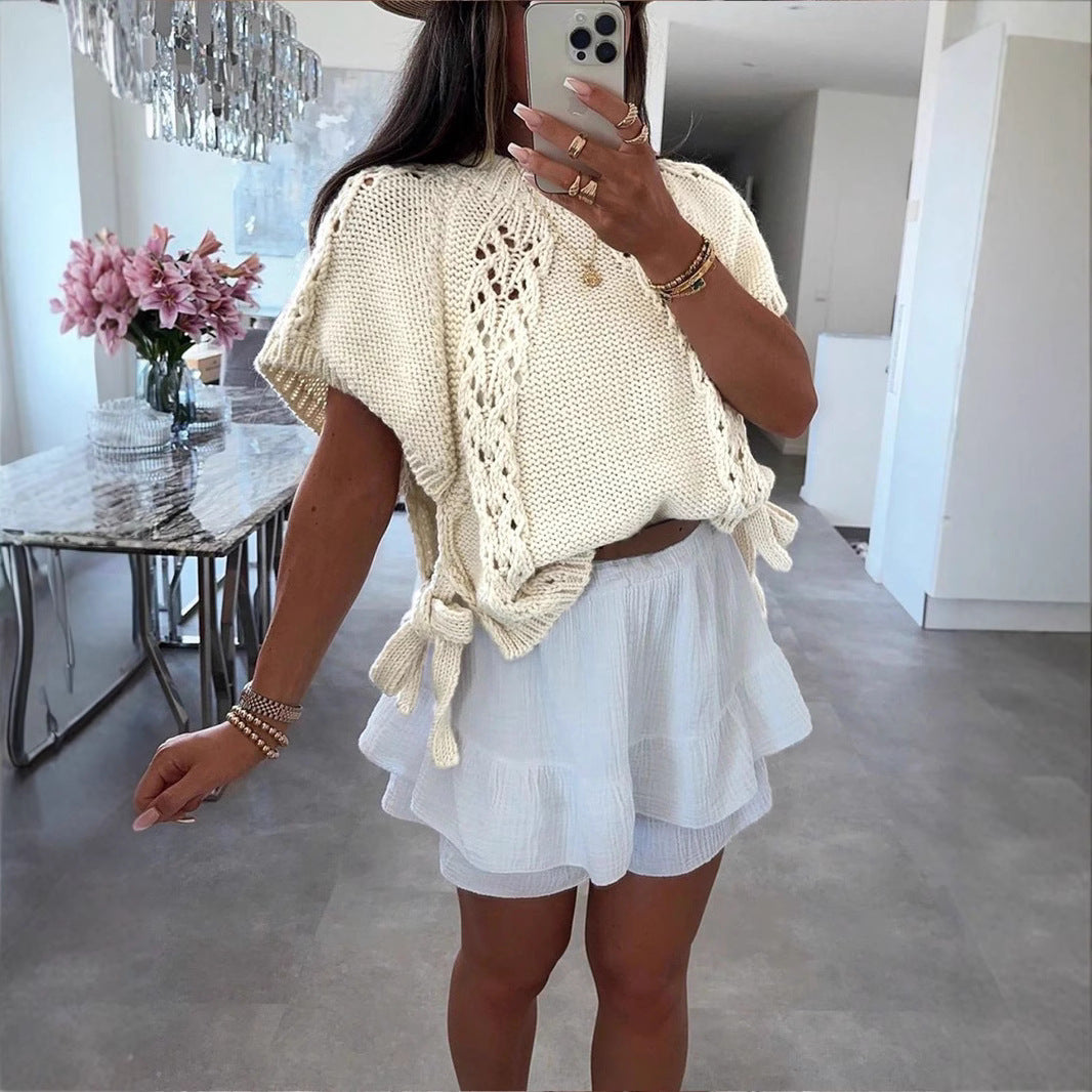 Damen Strickpullover mit modernen Zopfdetails Drune
