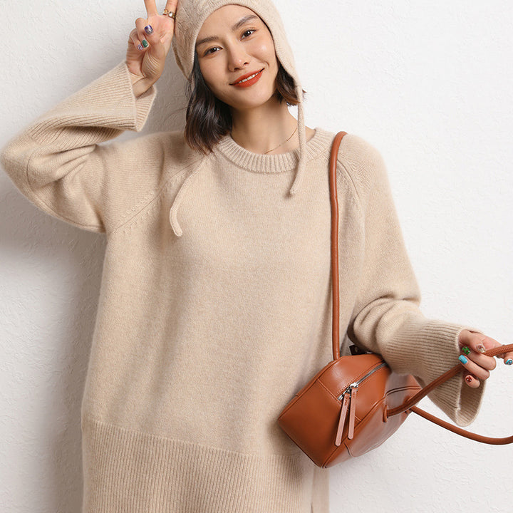 Damen Moderner Oversized Pullover Drune