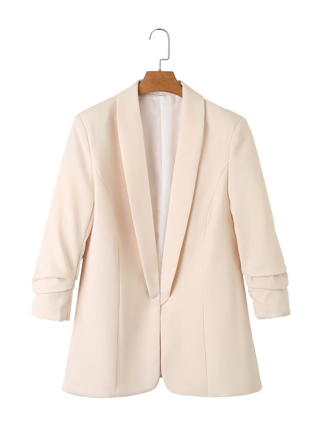 Damen Oversize Blazer ohne Verschluss Drune