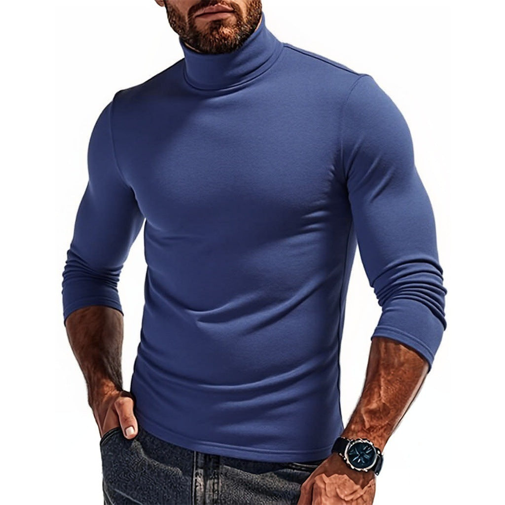 Herren Rollkragenpullover aus elastischem Material Drune