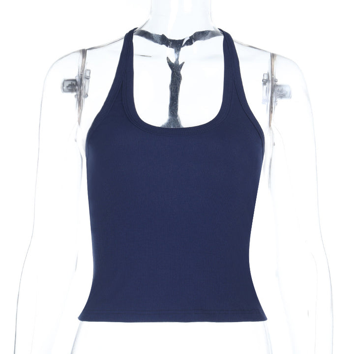 Damen Sportliches Tanktop mit rückenfreier Gestaltung Drune