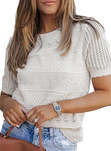 Damen Strickoberteil mit einzigartigem Strukturdesign Drune