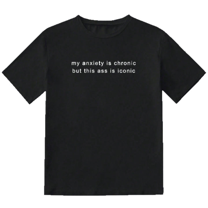 Damen T-Shirt mit kreativem Statement und lässigem Schnitt Drune