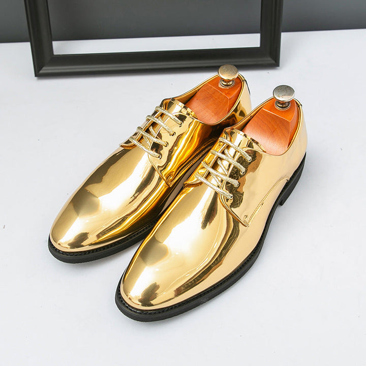 Damen Elegante und glänzende Schnürschuhe Drune