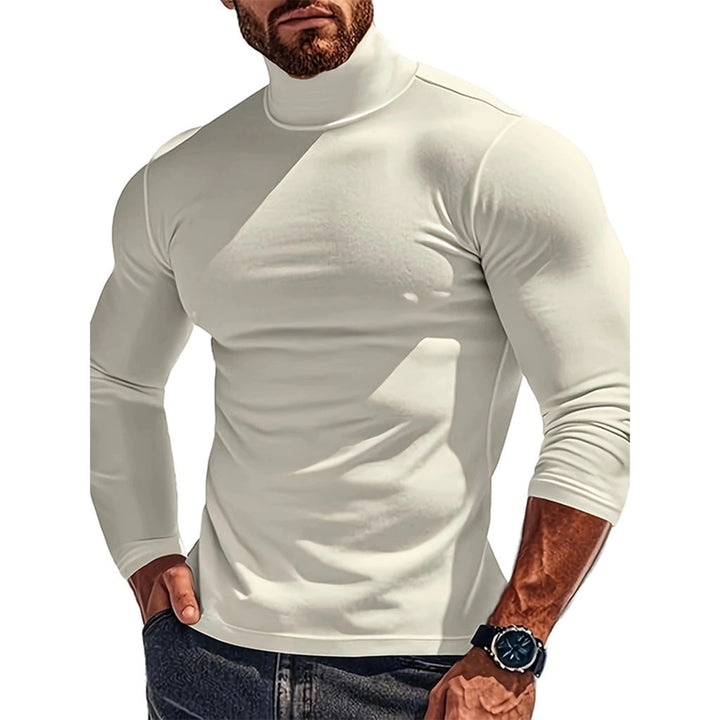 Herren Rollkragenpullover aus elastischem Material Drune