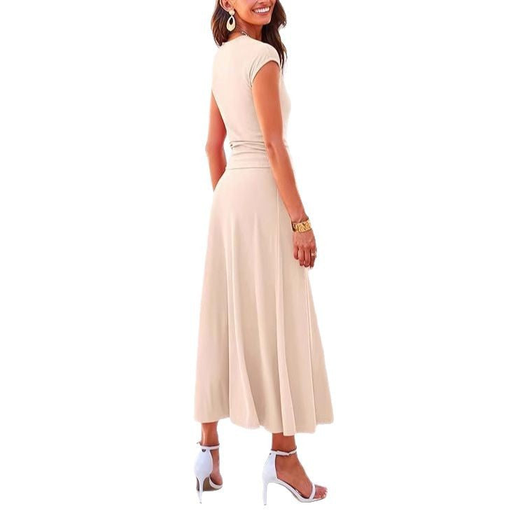 Damen Maxi-Kleid mit elegantem Schnitt und taillierter Passform Drune