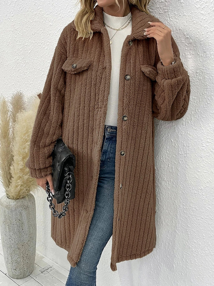 Damen Strickjacke mit soften Texturen und praktischen Taschen Drune