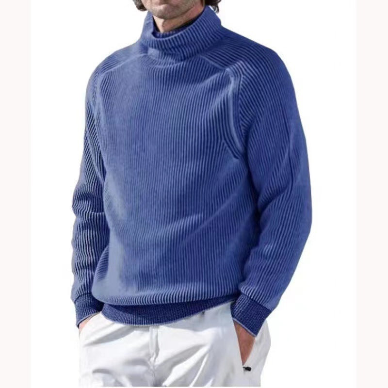 Drune | Turtleneck Strickpullover Baumwolle und Polyester Komfortabel und Warm