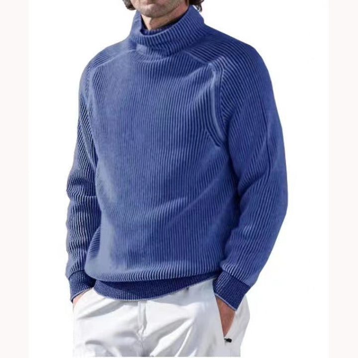 Drune | Turtleneck Strickpullover Baumwolle und Polyester Komfortabel und Warm