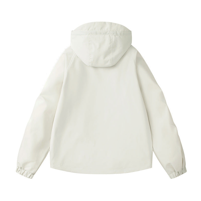 Damen technische Outdoor-Jacke mit atmungsaktiver Membran und verstellbarer Kapuze Drune