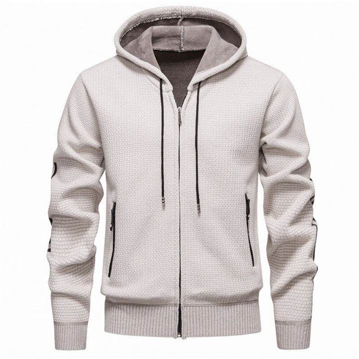 Herren Sportliche Kapuzenjacke mit innovativem Materialmix Drune