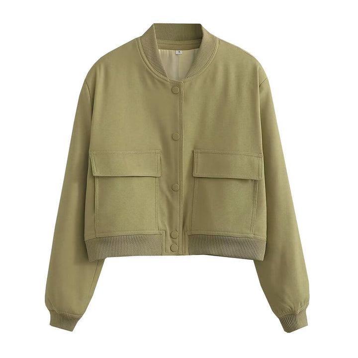 Damen modische Bomberjacke im tierischem Muster Drune