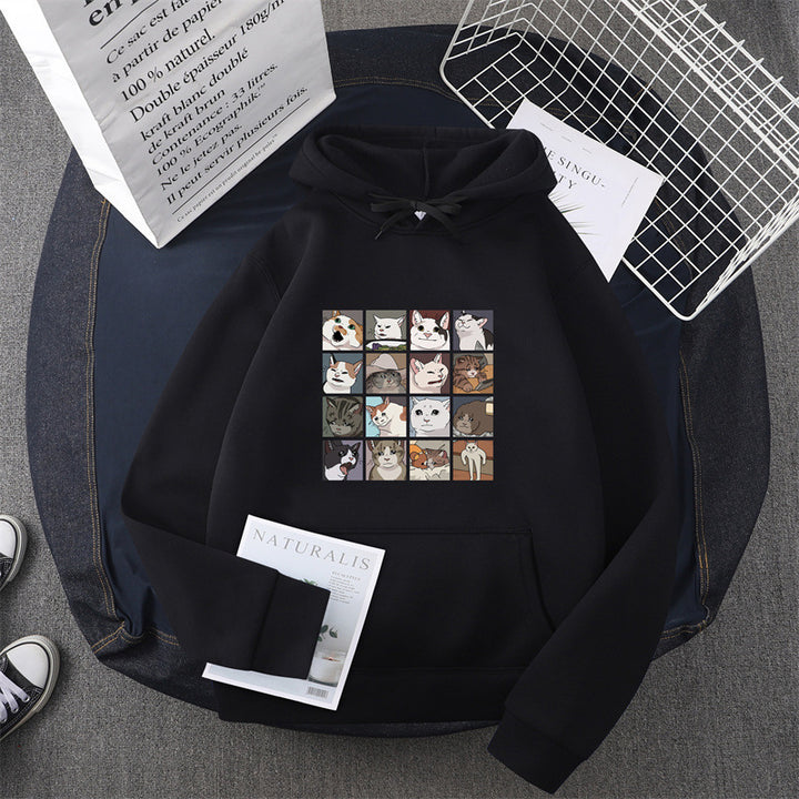 Damen Sweatshirt mit Tier-Motiv Drune