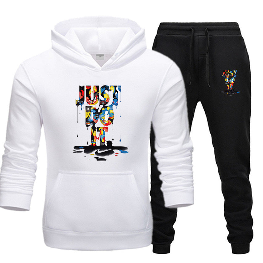 Damen Kapuzenpullover und Jogginghose Set Drune