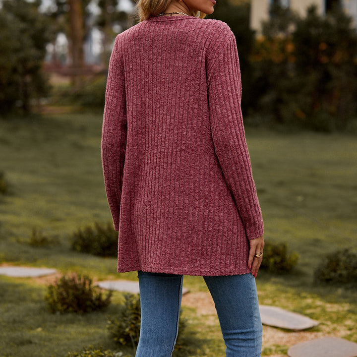 Damen Strickjacke mit strukturiertem Muster und praktischen Taschen Drune