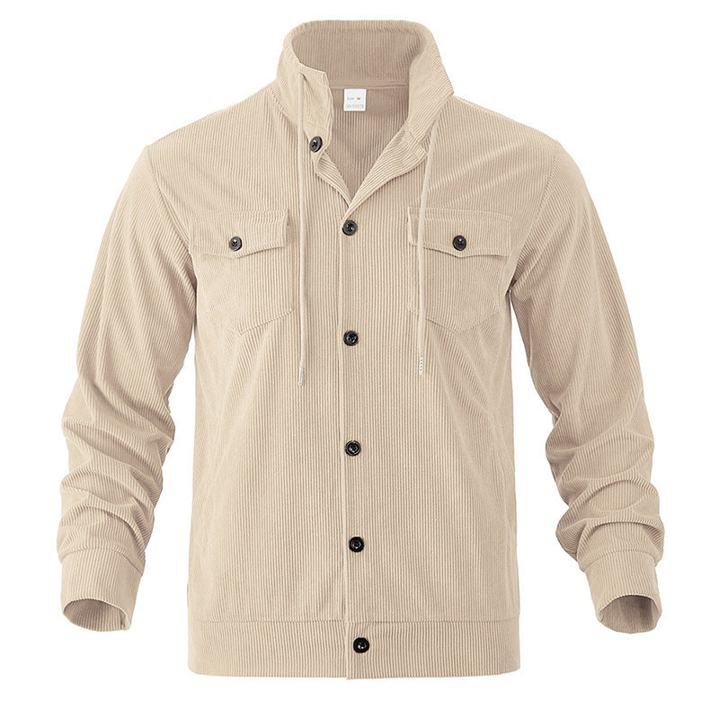 Herren modische Cordjacke mit praktischen Taschen und hochwertiger Verarbeitung Drune