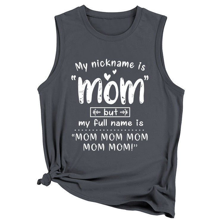Frauen Verspielt Grafik Tanktop Drune