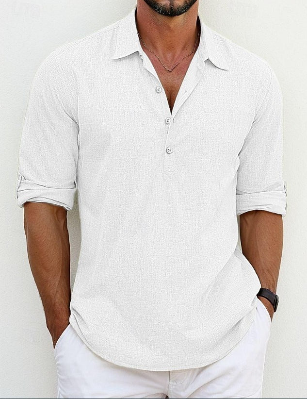 Herren Poloshirt mit modernen Knöpfen und lässigem Schnitt Drune