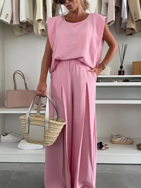 Damen Eleganter Jumpsuit mit lässigem Oversized-Schnitt und weitem Bein Drune