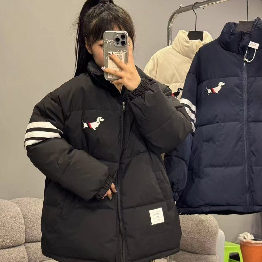 Damen Oversized Winterjacke mit gestepptem Design Drune
