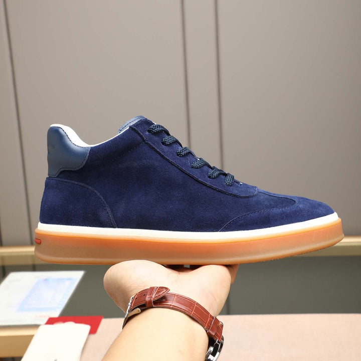 Damen Hochwertige Wildleder Sneakers mit komfortabler Dämpfung Drune