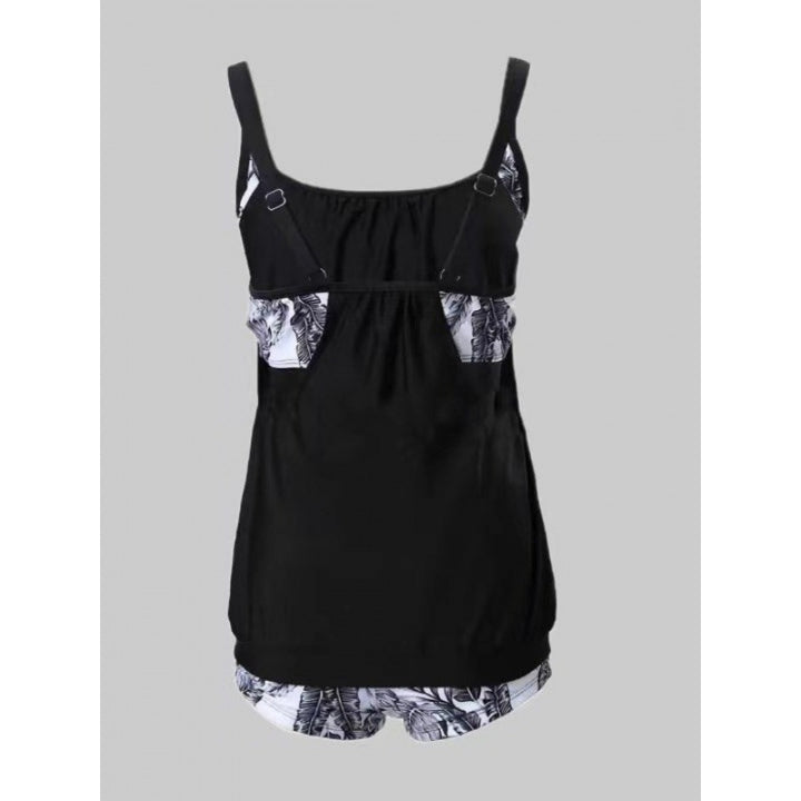 Damen Tankini-Set mit raffinierten Rüschendetails und sportlichem Schnitt Drune