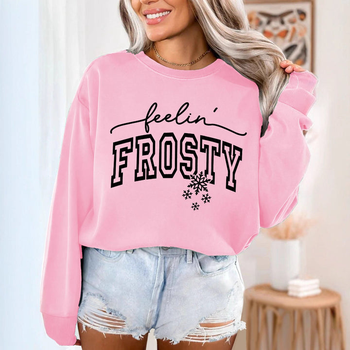 Damen Sweatshirt mit grafischem Aufdruck Drune