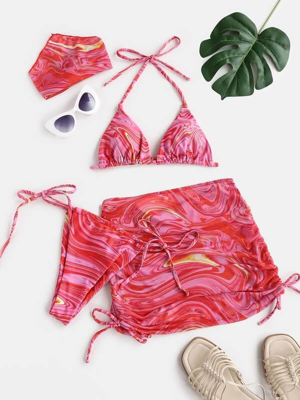 Damen Bikini-Set mit verspieltem Schnitt und modischen Akzenten Drune