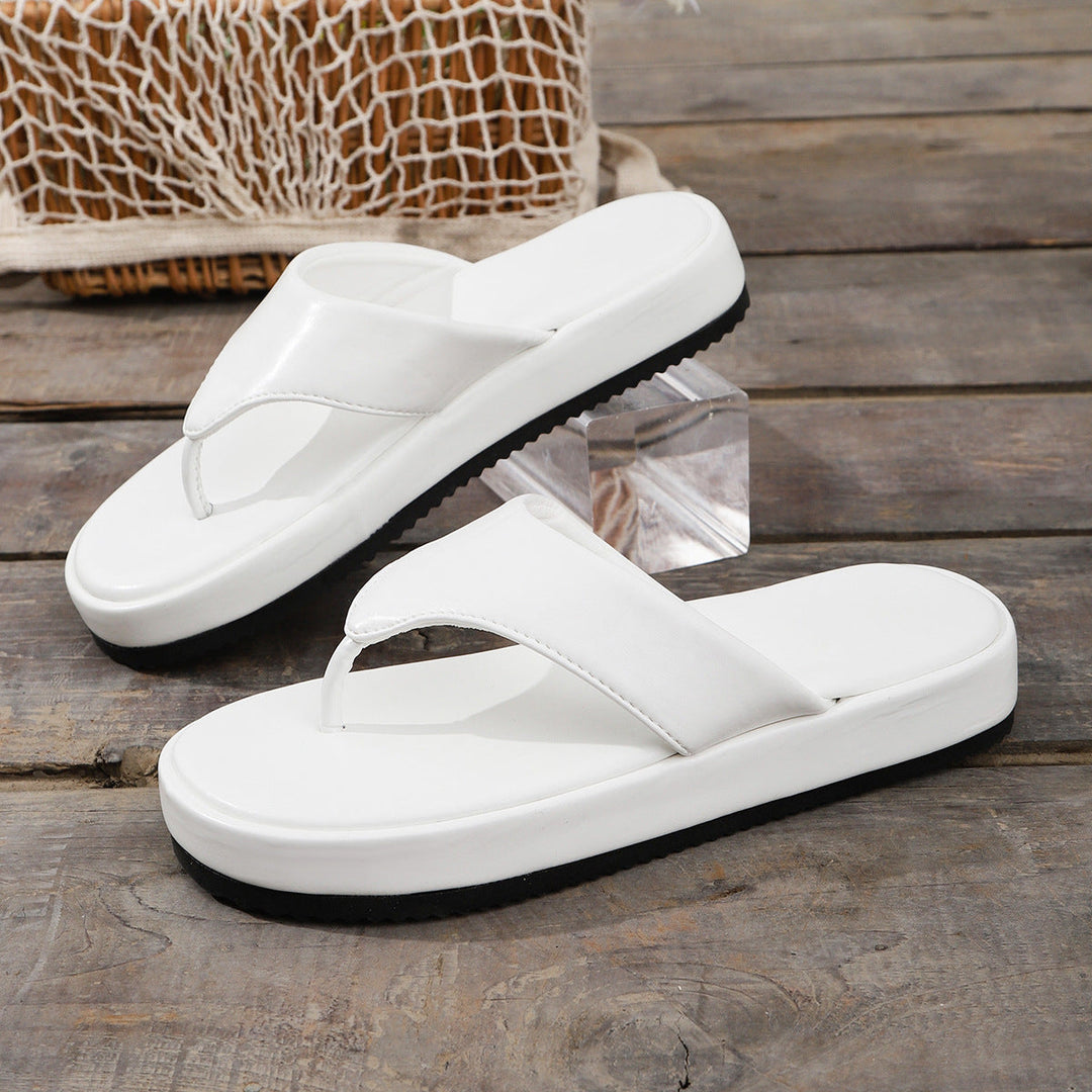 Damen Komfortable Zehensandalen mit ergonomischem Fußbett und rutschfester Sohle Drune