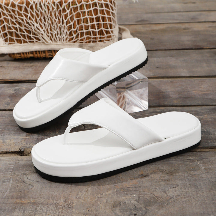 Damen Komfortable Zehensandalen mit ergonomischem Fußbett und rutschfester Sohle Drune