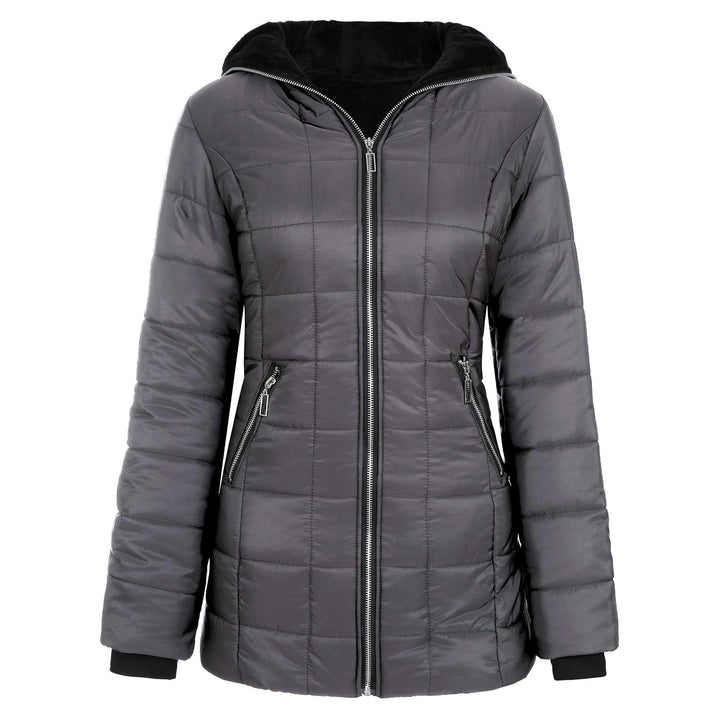 Damen Sportliche Funktionsjacke mit Kapuze und isolierendem Futter Drune