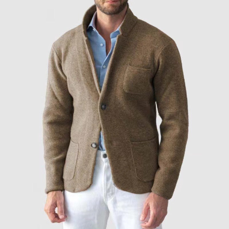 Herren Strickblazer mit eleganter Optik und praktischen Taschen Drune