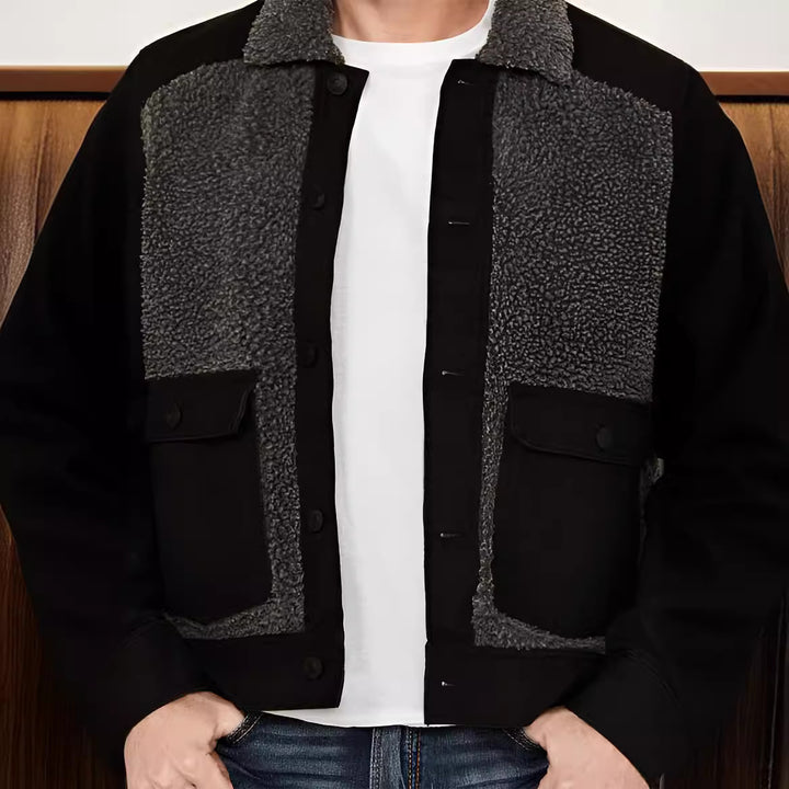 Herren lässige Fleece-Jacke Drune