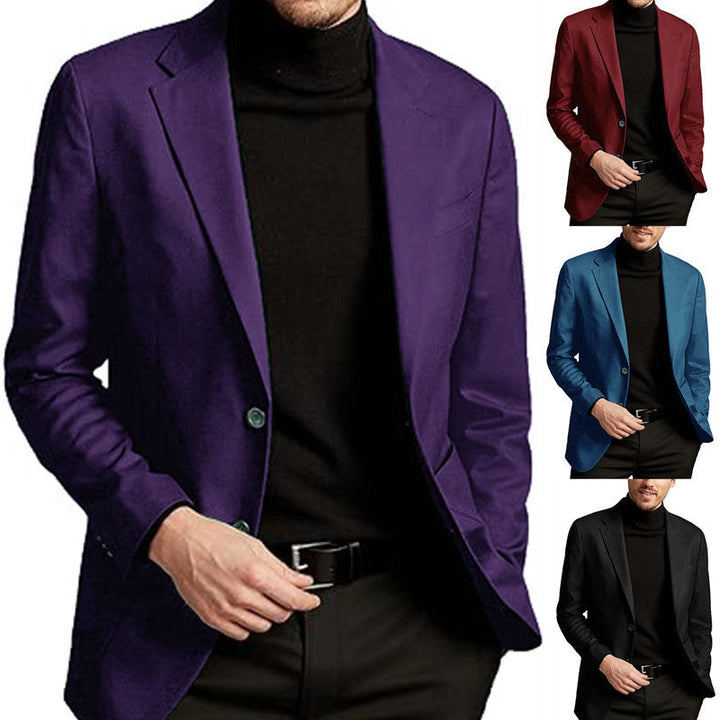 Herren eleganter Blazer mit modernem Schnitt und praktischen Taschen Drune