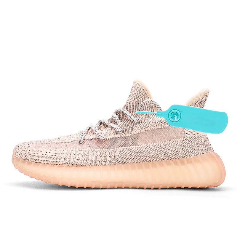 Damen sportliche und luftige Sneakers mit atmungsaktivem Strickoberteil Drune