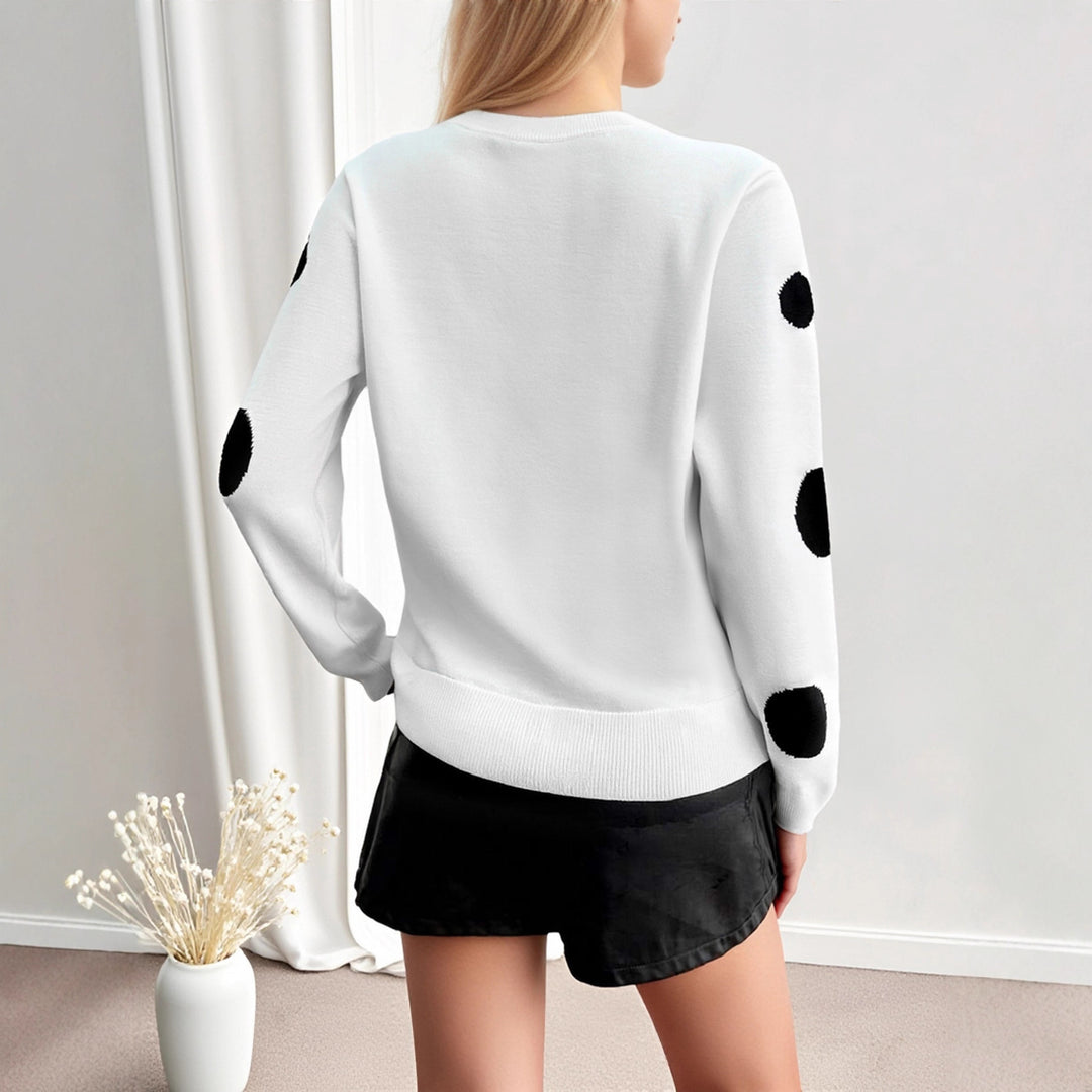 Damen Modischer Strickcardigan mit einzigartigem Punktdesign und hochwertigen Materialien Drune