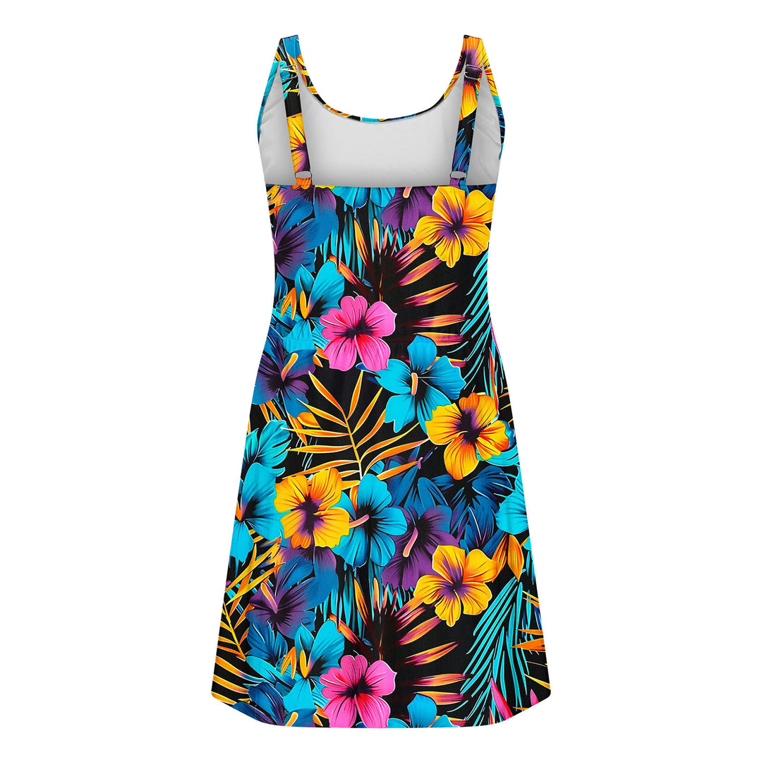 Damen Sportliches Badekleid Drune