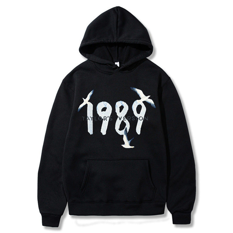 Damen Kapuzenpullover mit kreativem Vogelmotiv und hochwertiger Baumwolle Drune