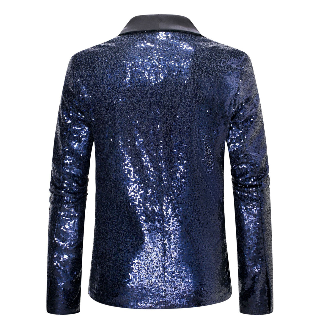 Damen Glamouröser Pailletten Blazer Drune