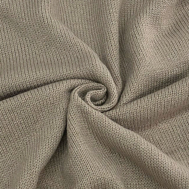 Damen Großer Strickpullover und lässige Pants Kombination Drune