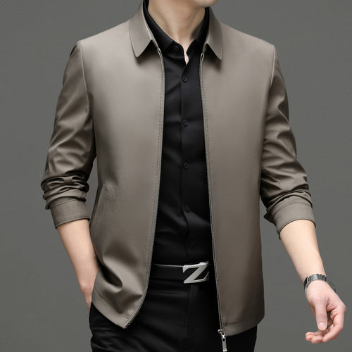 Herren Übergangsjacke mit elegantem Stehkragen und flexiblem Reißverschluss Drune