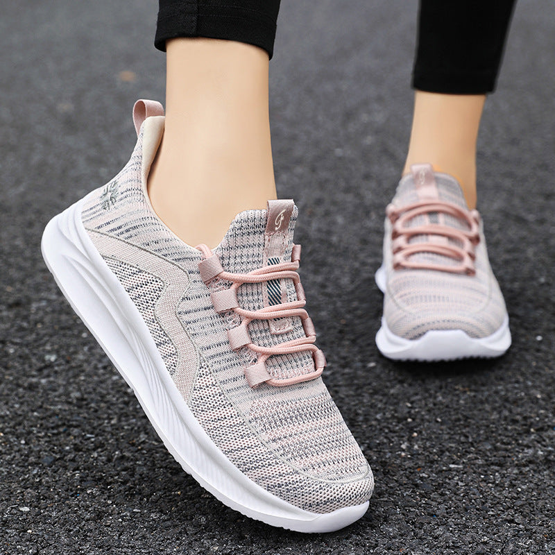 Damen nan sportliche Strick-Sneaker mit nahtlosem Sockenschaft und reaktiver EVA-Zwischensohle Drune