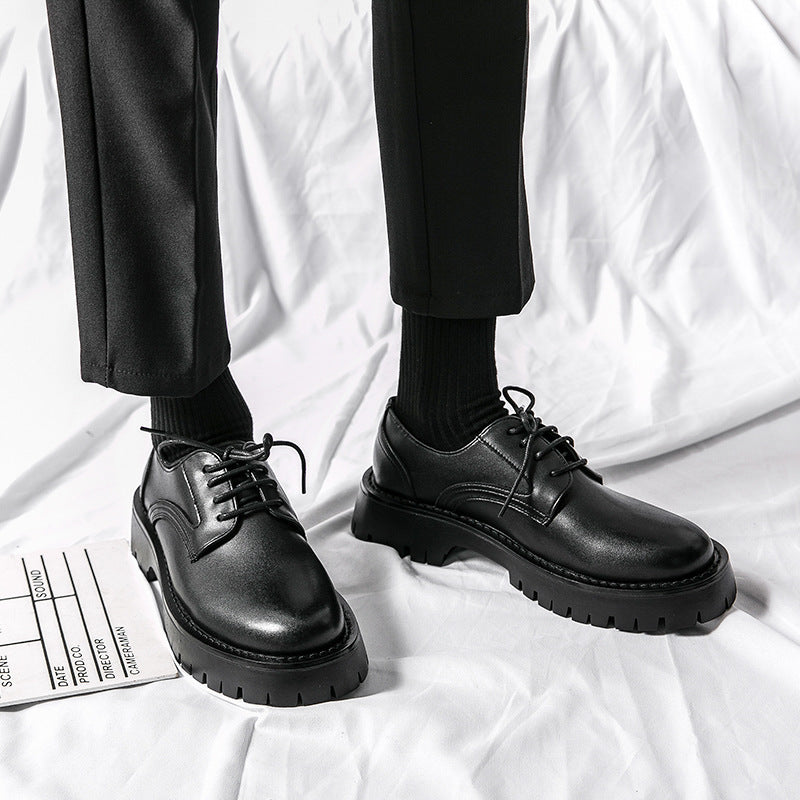 Herren Elegante Schnürschuhe mit stabiler Profilsohle und klassischem Design Drune