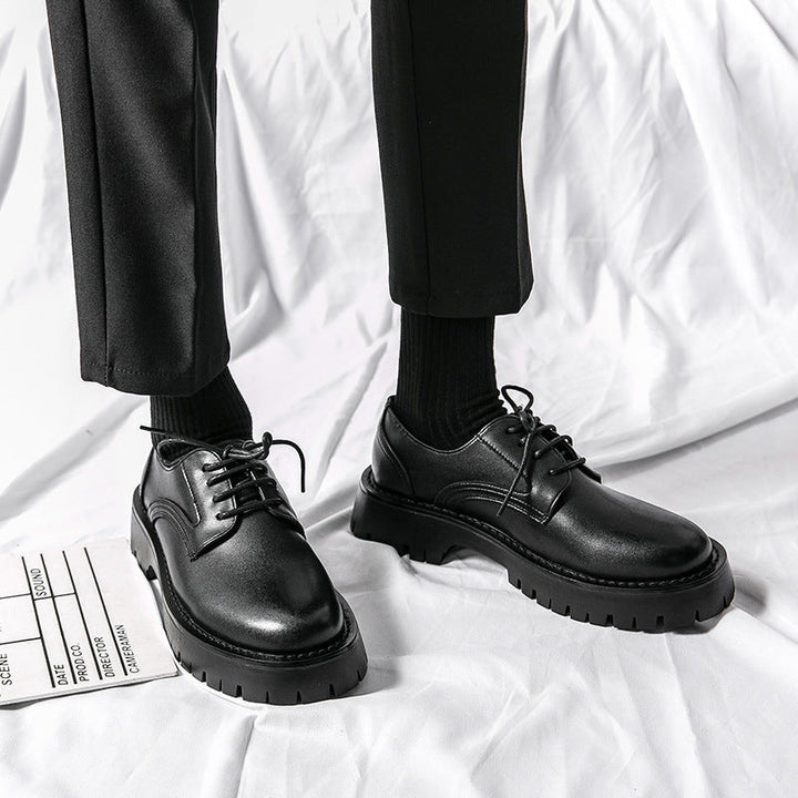 Herren Elegante Schnürschuhe mit stabiler Profilsohle und klassischem Design Drune