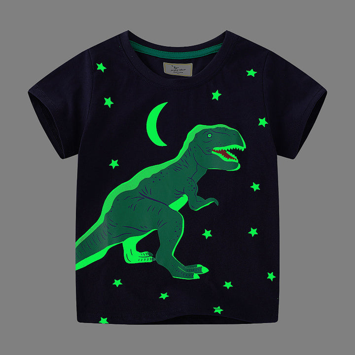 Jungen T-Shirt mit kreativem Dinosaurier-Motiv Drune 1784092377