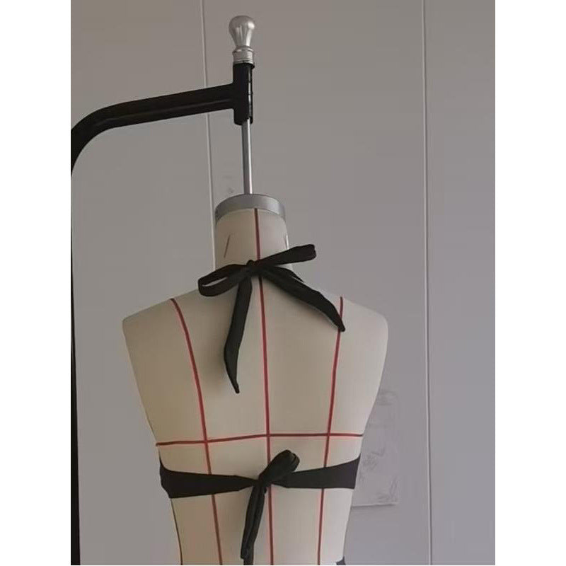 Damen Push-Up Bikinioberteil mit modischem Knoten-Design Drune