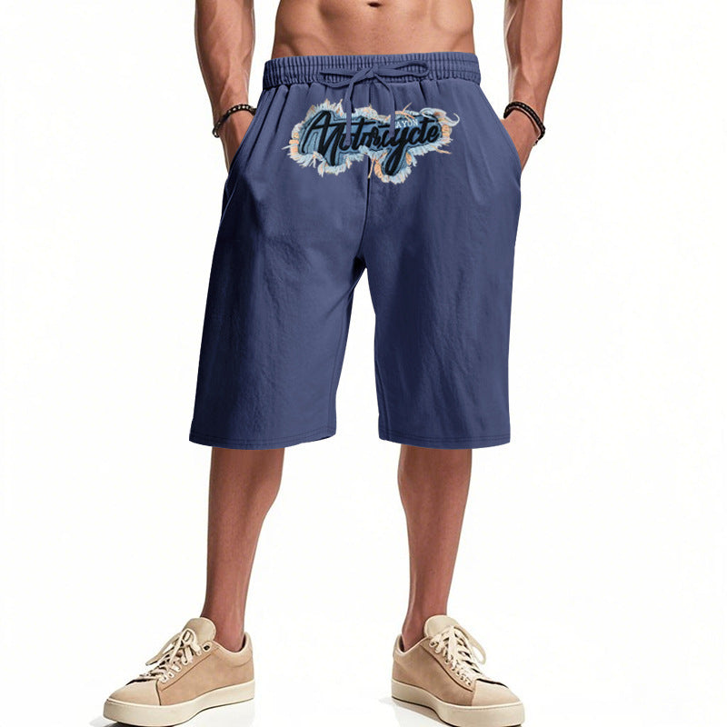 Herren Bequeme Freizeit-Badeshorts mit verstellbarem Bund und praktischen Seitentaschen Drune