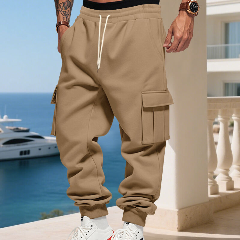 Herren Cargo-Hose mit elastischem Bund Drune