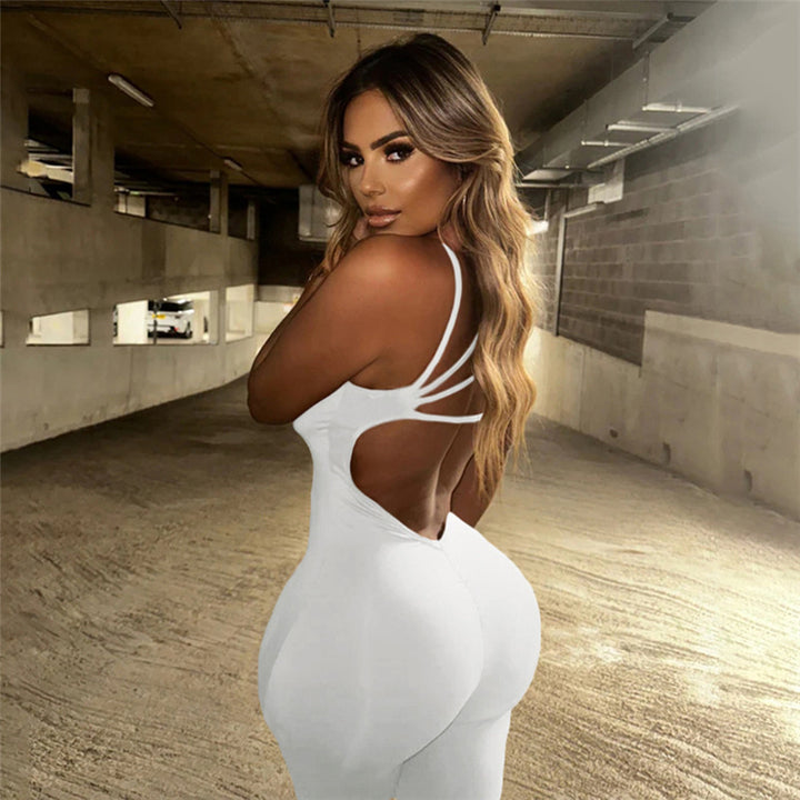 Damen Sportlicher Langoverall mit innovativem Cut-Out Drune
