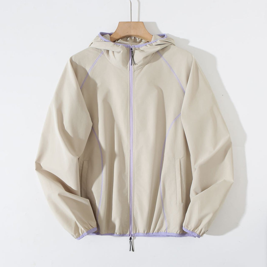 Damen leichte Windjacke mit innovativem Kapuzendesign Drune